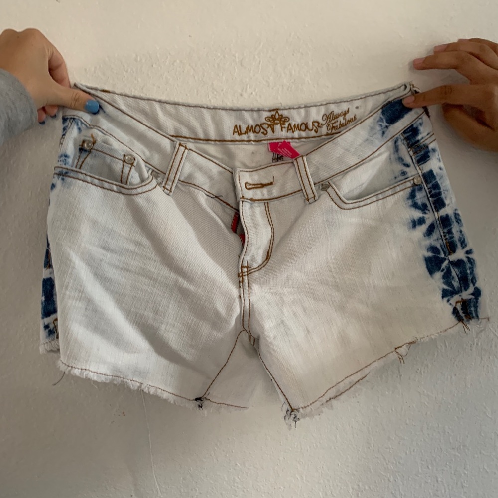 White Tie-Dye shorts